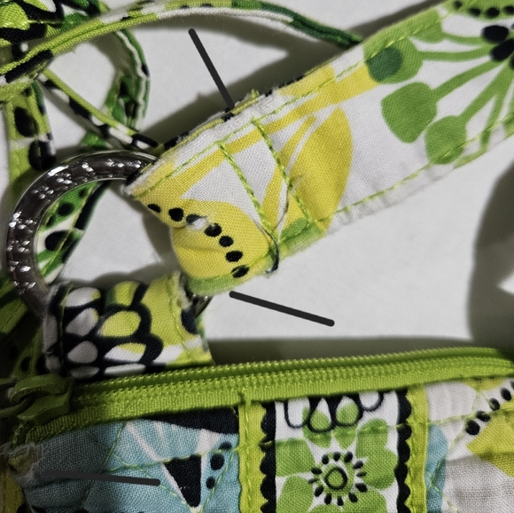 Floral Green and Blue Vera Bradleys Bag Set Sold As A Set. - Picture 15 of 16